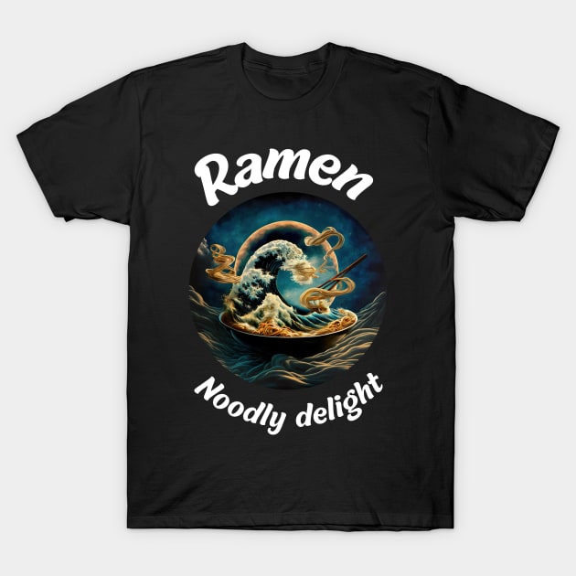 Ramen - Noodly Delight v2 T-Shirt by AI-datamancer